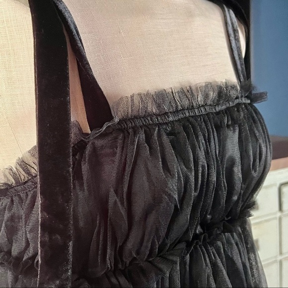 Anthropologie Tulle Babydoll Tank Top XS - Picture 2 of 10